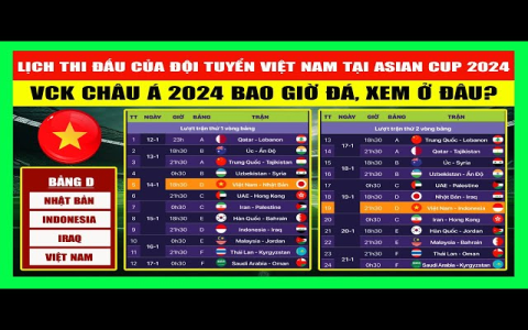 Trận Việt Nam vs Nhật Bản mấy giờ, ngày nào trong Asian Cup 2024?