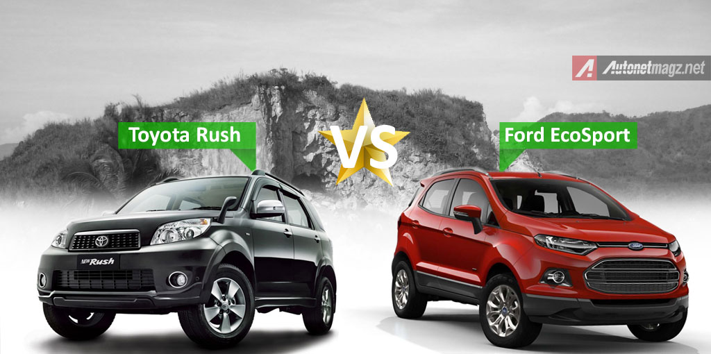 ford ecosport vs toyota rush