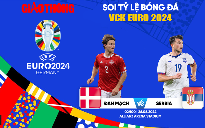 Soi Kèo Đan Mạch vs Serbia, Tỷ Lệ Chấp Mới Nhất EURO 2024