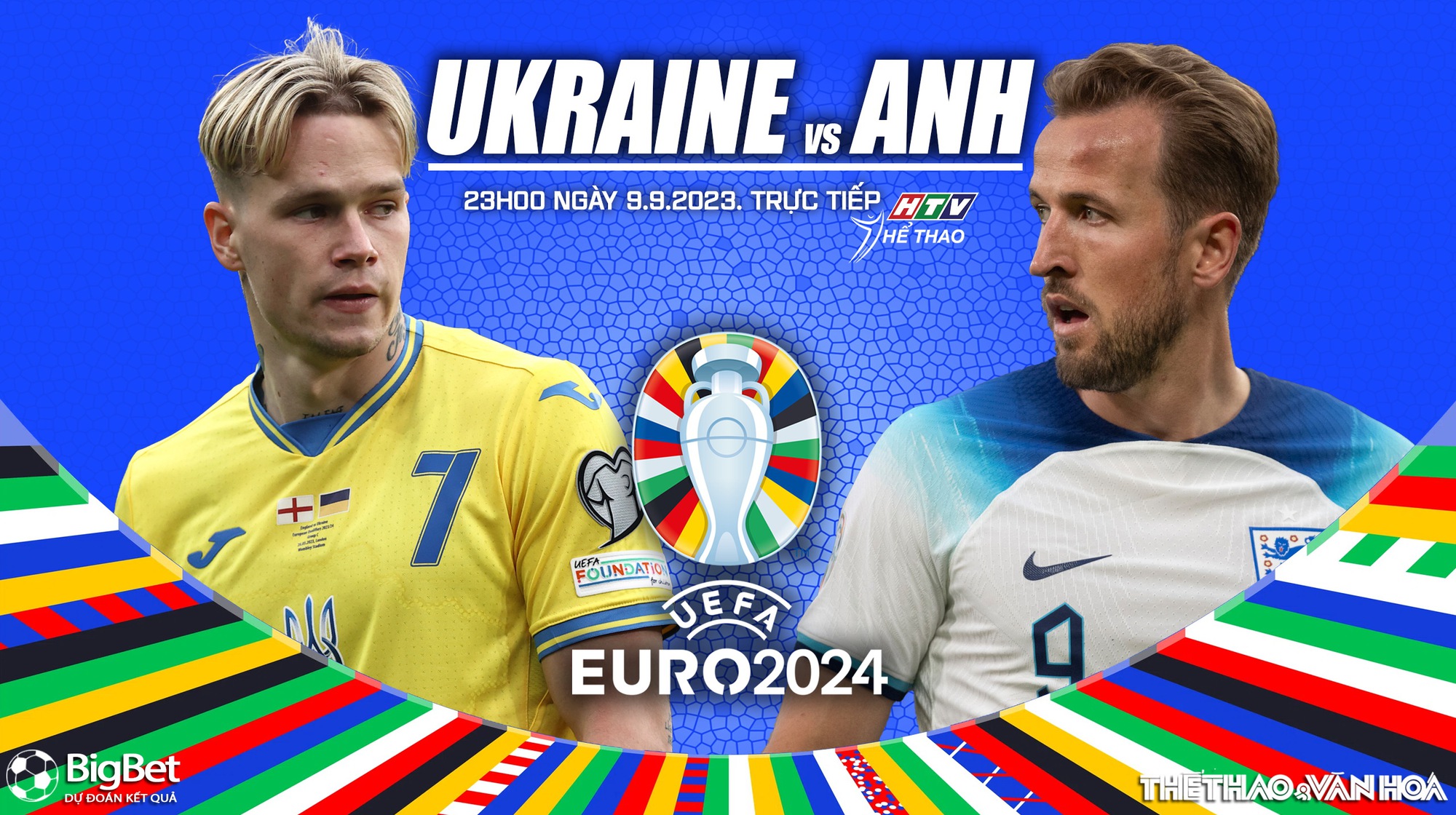 Nhận định Soi kèo Ukraine vs Anh: Dự đoán tỷ số và phân tích trận đấu EURO 2024