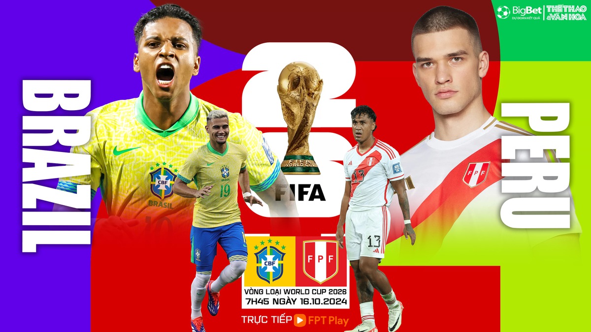 Soi kèo Brazil vs Peru: Selecao tiếp tục mạch thắng tại vòng loại World Cup 2026