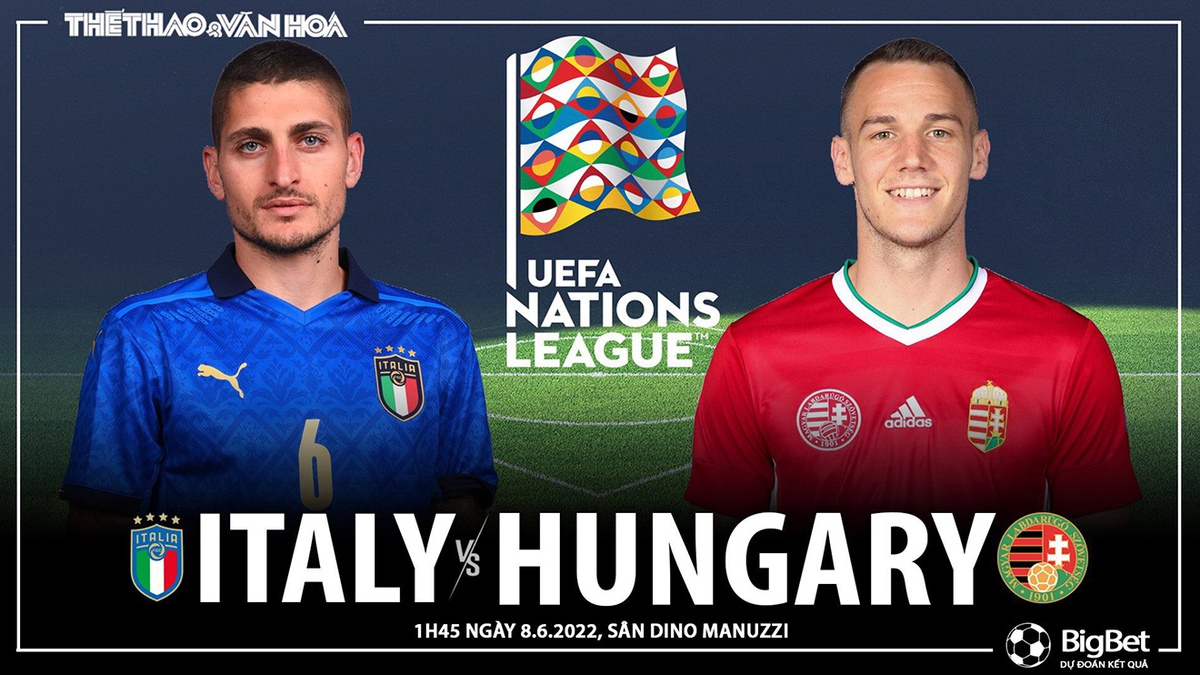 Soi kèo Ý vs Hungary: Nhận định, dự đoán kết quả Nations League 2022