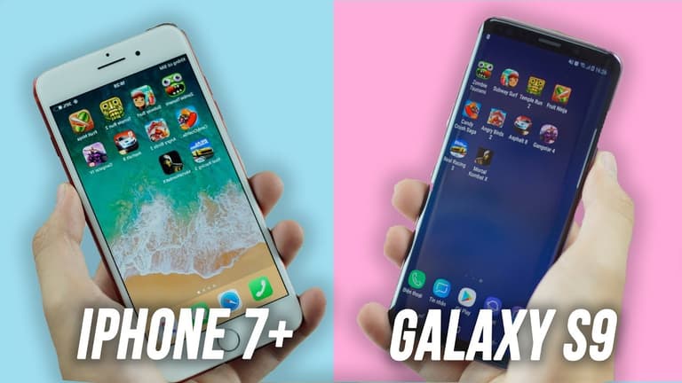 So sánh Samsung Galaxy S9 và iPhone 7 Plus: Điện thoại nào tốt hơn?