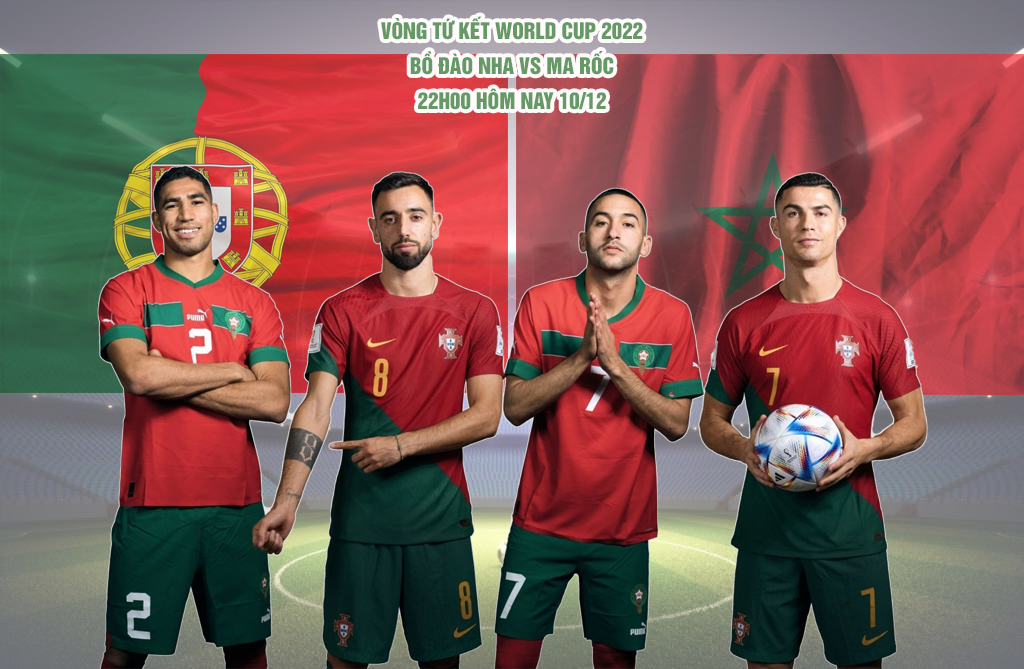 Nhận định Bồ Đào Nha vs Maroc: Kèo đấu hấp dẫn tại tứ kết World Cup 2022