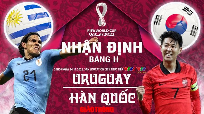 Kèo Hàn Quốc vs Uruguay: Dự đoán tỷ số và nhận định trận đấu World Cup 2022